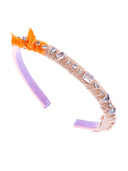 HEADBAND WITH RIBBONS AND STONES