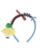 HEADBAND WITH PEARLS AND FABRIC FLOWER