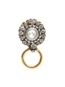 CRYSTAL RING WITH CIRCLE
