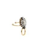 CRYSTAL RING WITH CIRCLE