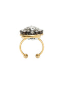 CRYSTAL RING WITH CIRCLE