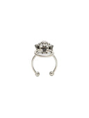 CRYSTAL RING WITH CIRCLE
