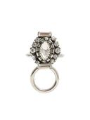 ANELLO DI CRISTALLI CON CERCHIO