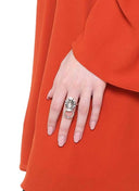 ANELLO DI CRISTALLI CON CERCHIO