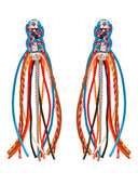 LONG EARRINGS WITH CORDS