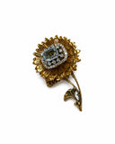 DAISY EARRINGS WITH CENTRAL STONE