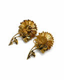 DAISY EARRINGS WITH CENTRAL STONE