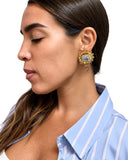 DAISY EARRINGS WITH CENTRAL STONE