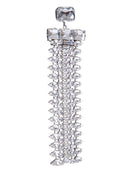 Orecchini Lampadario con Pietre
