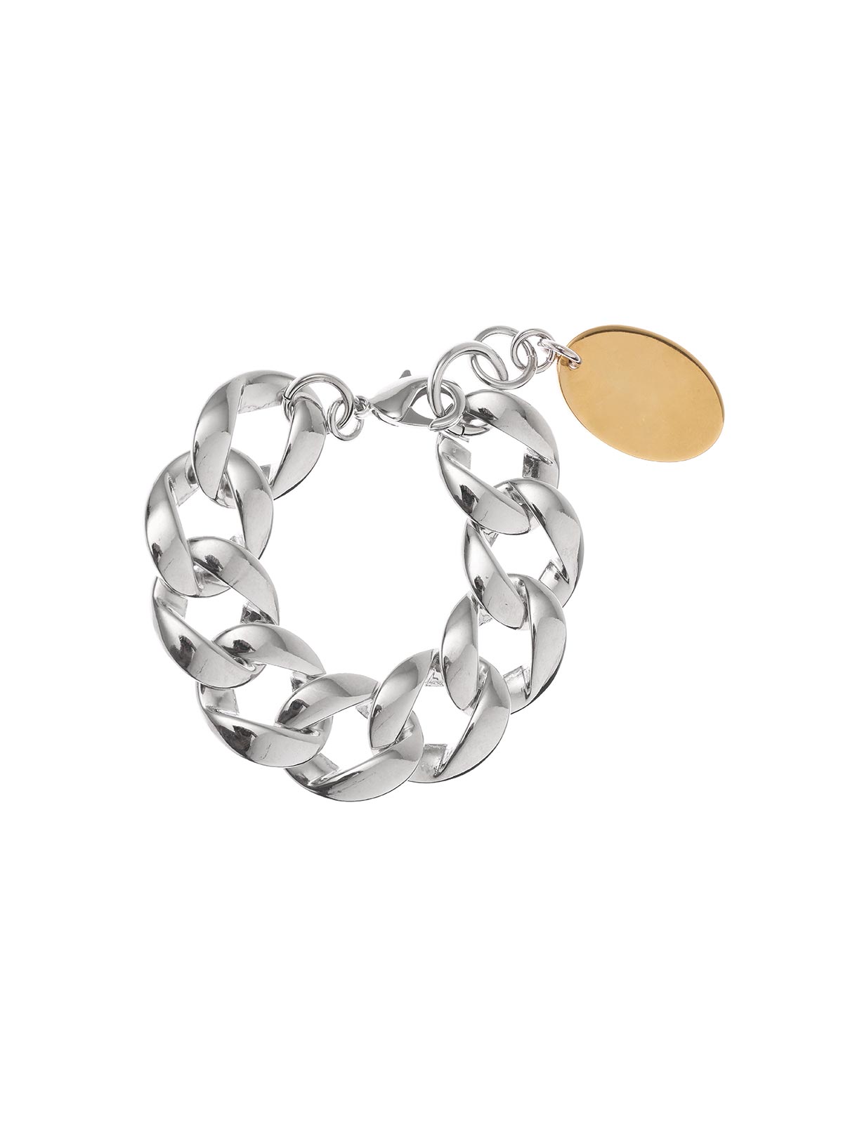 Brass chain bracelet