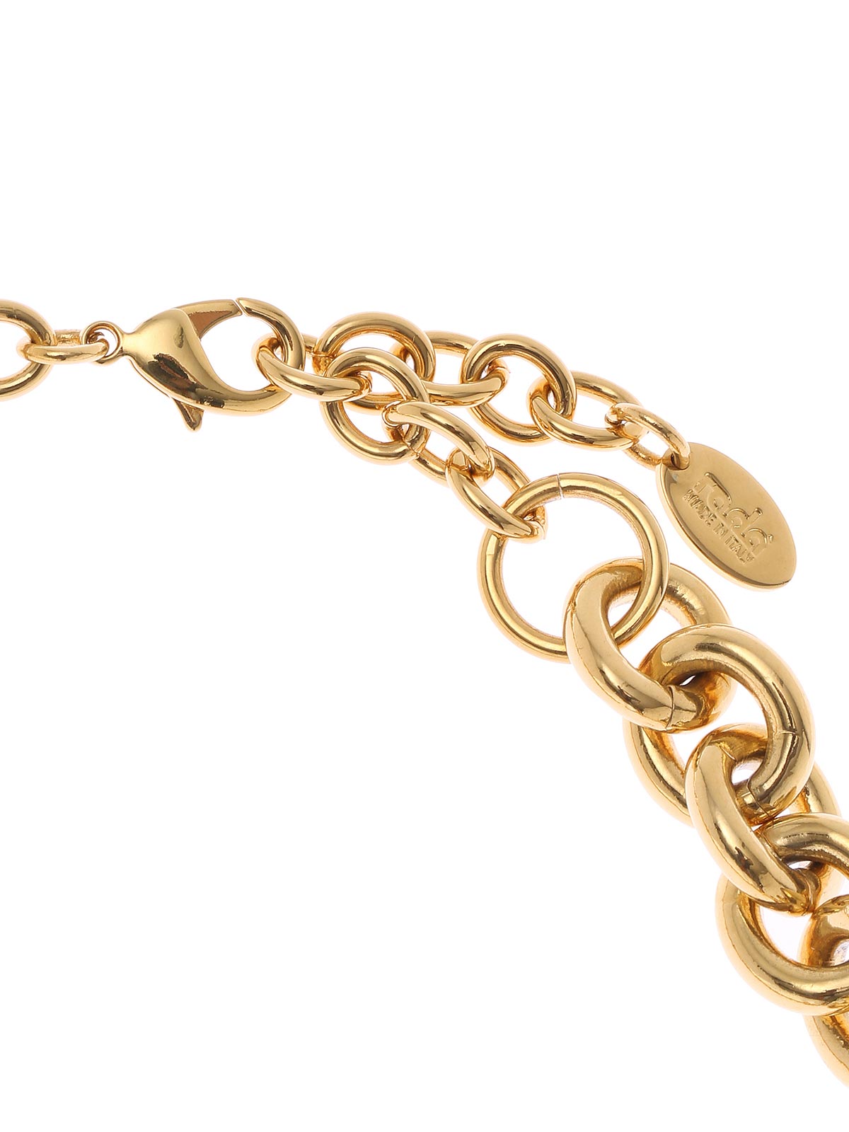 Brass chain necklace