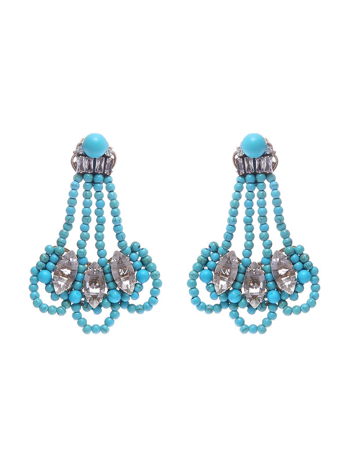 Glass beaded earrings 