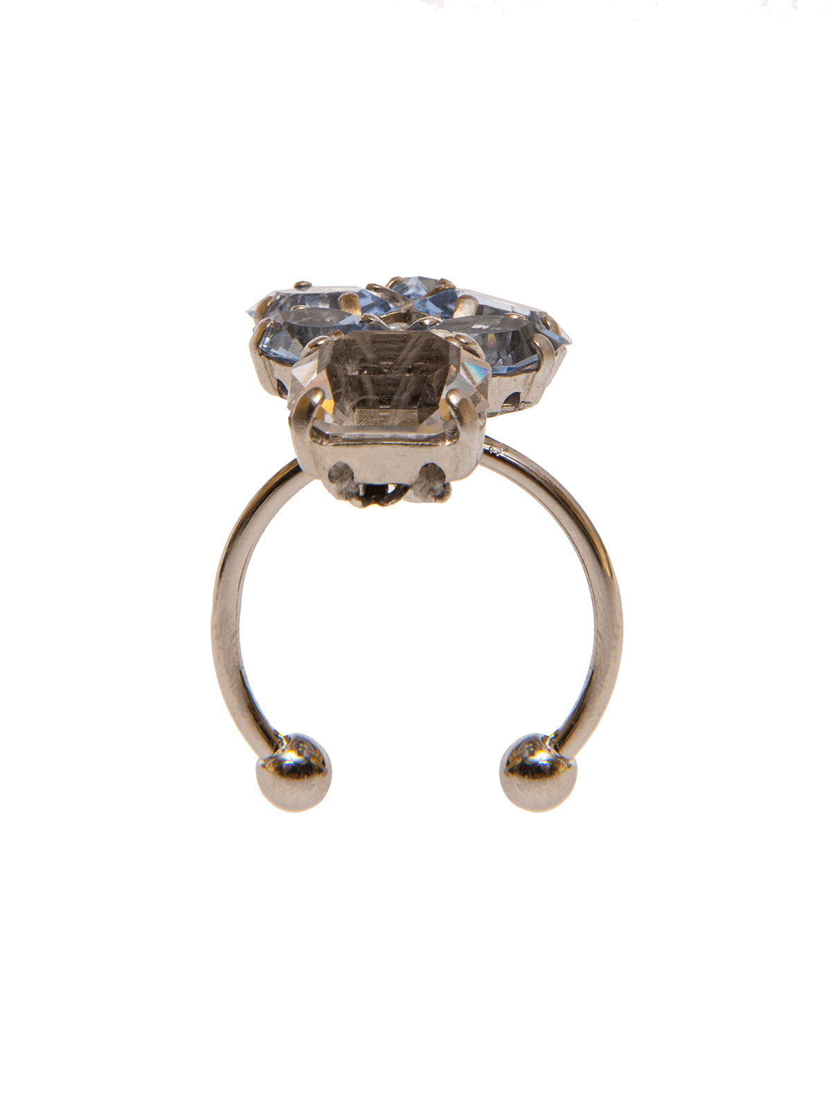 Stone cluster ring