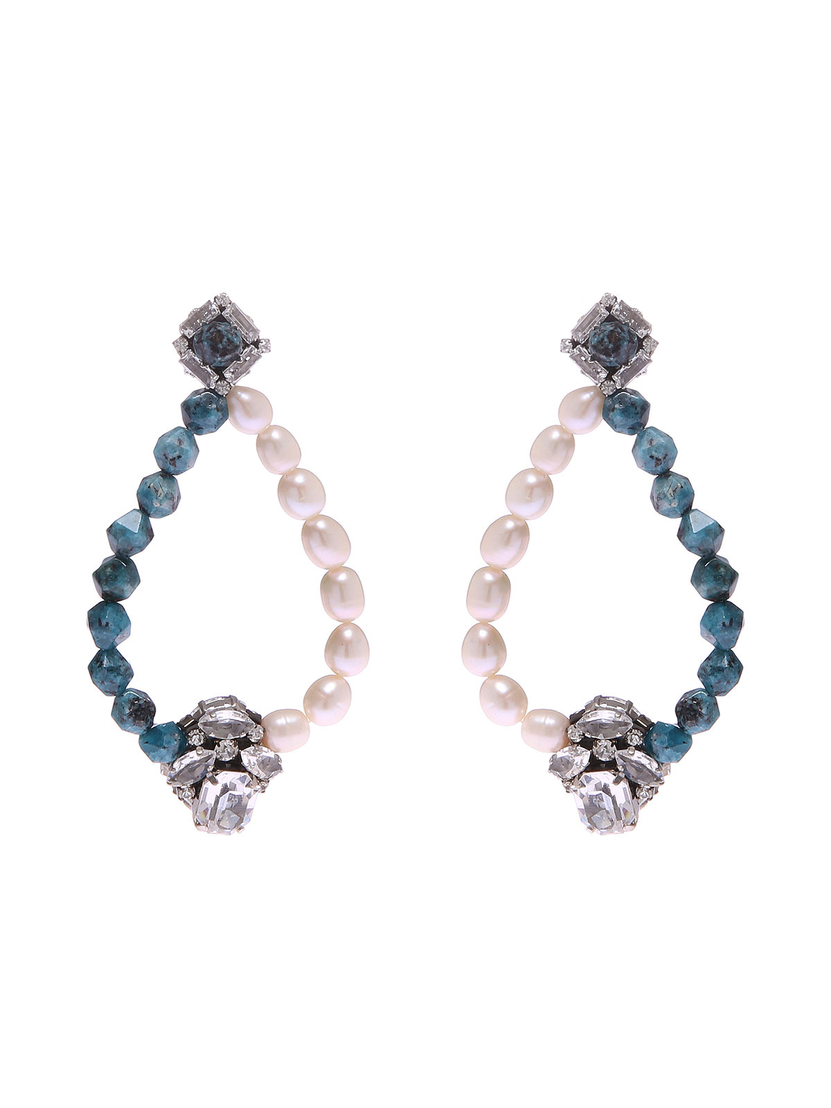 Labradorite stone earrings 