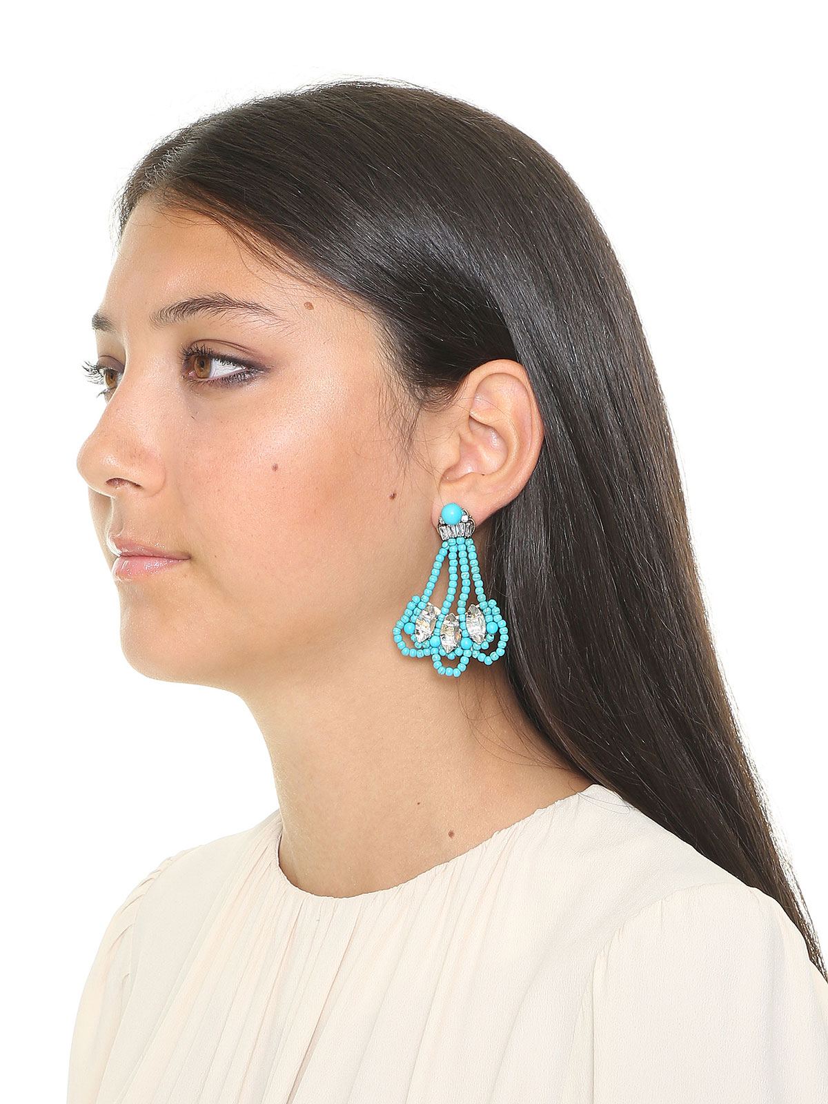 Glass beaded earrings 