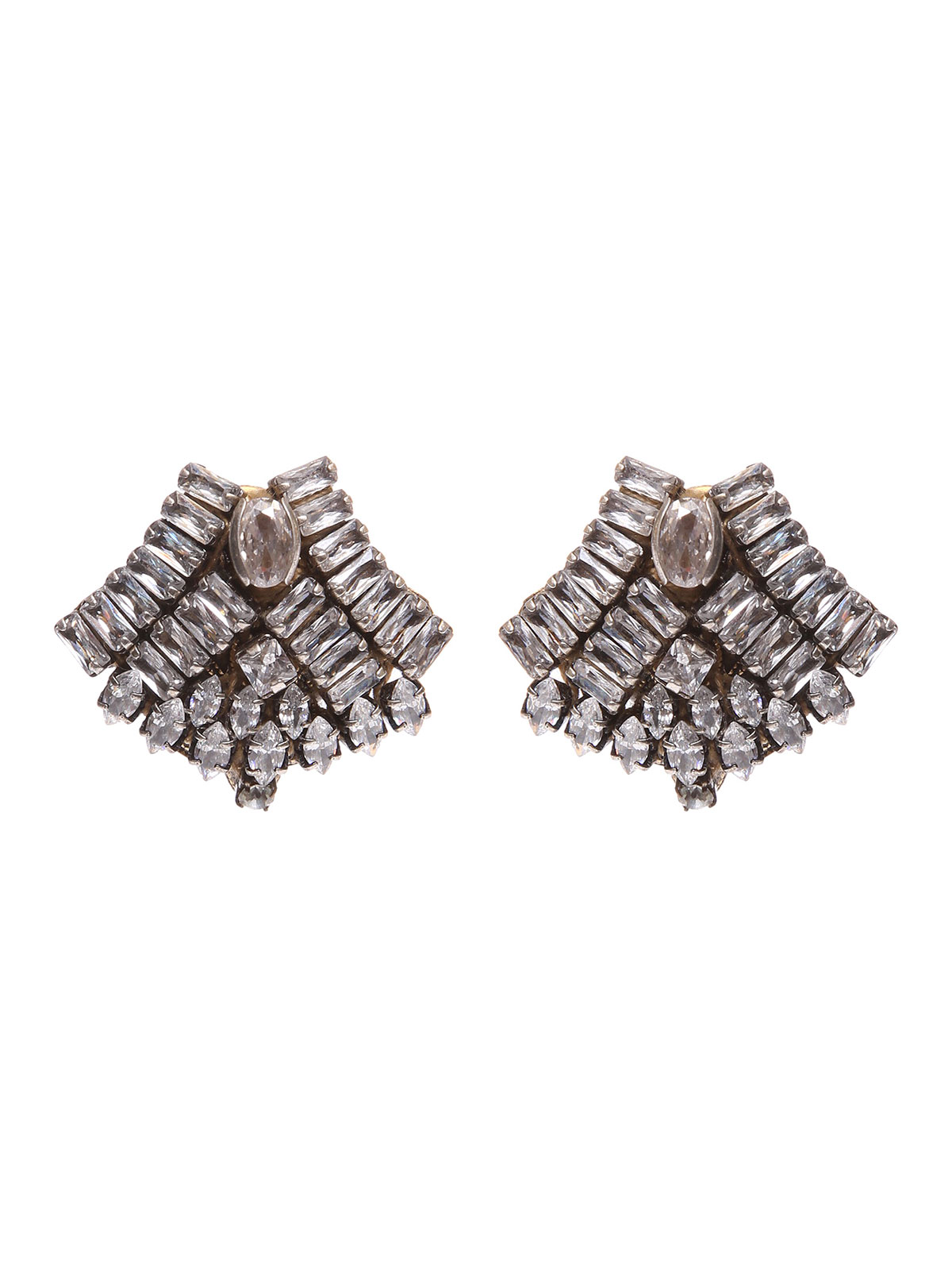 Jewel fan  earrings