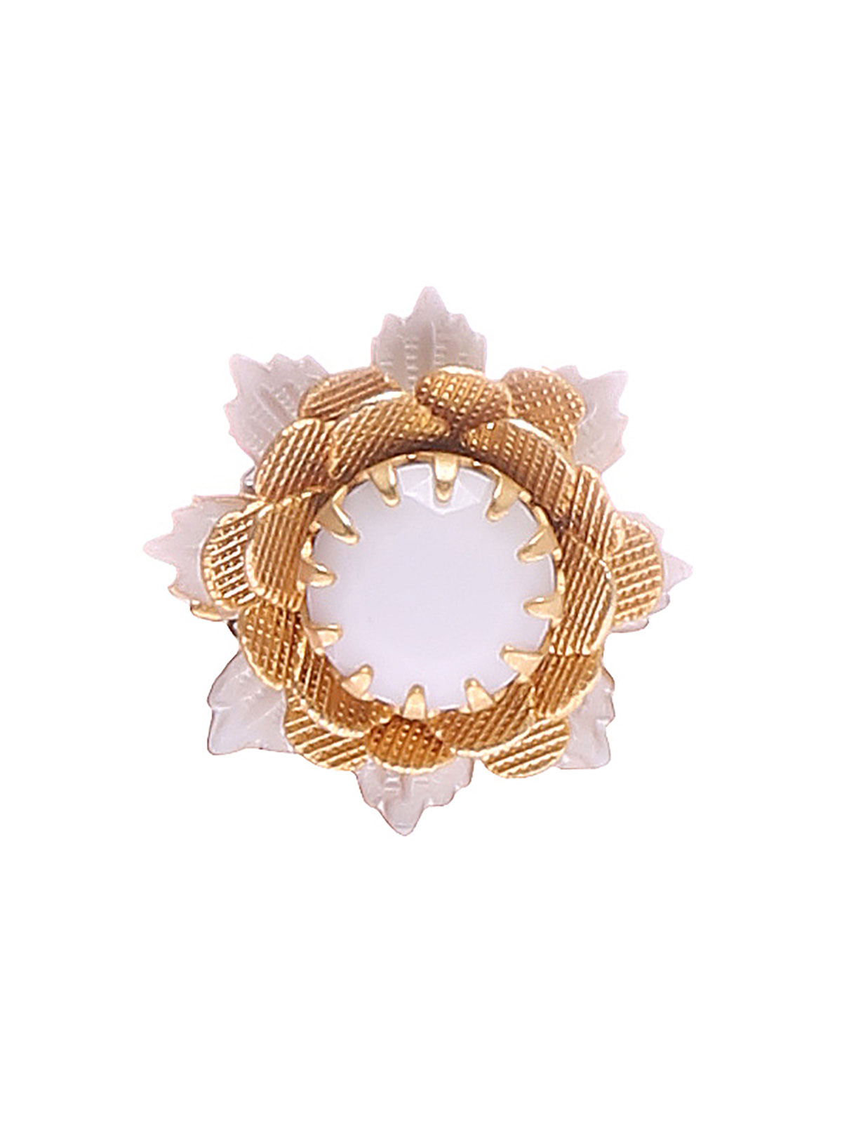 Painted flower ring
